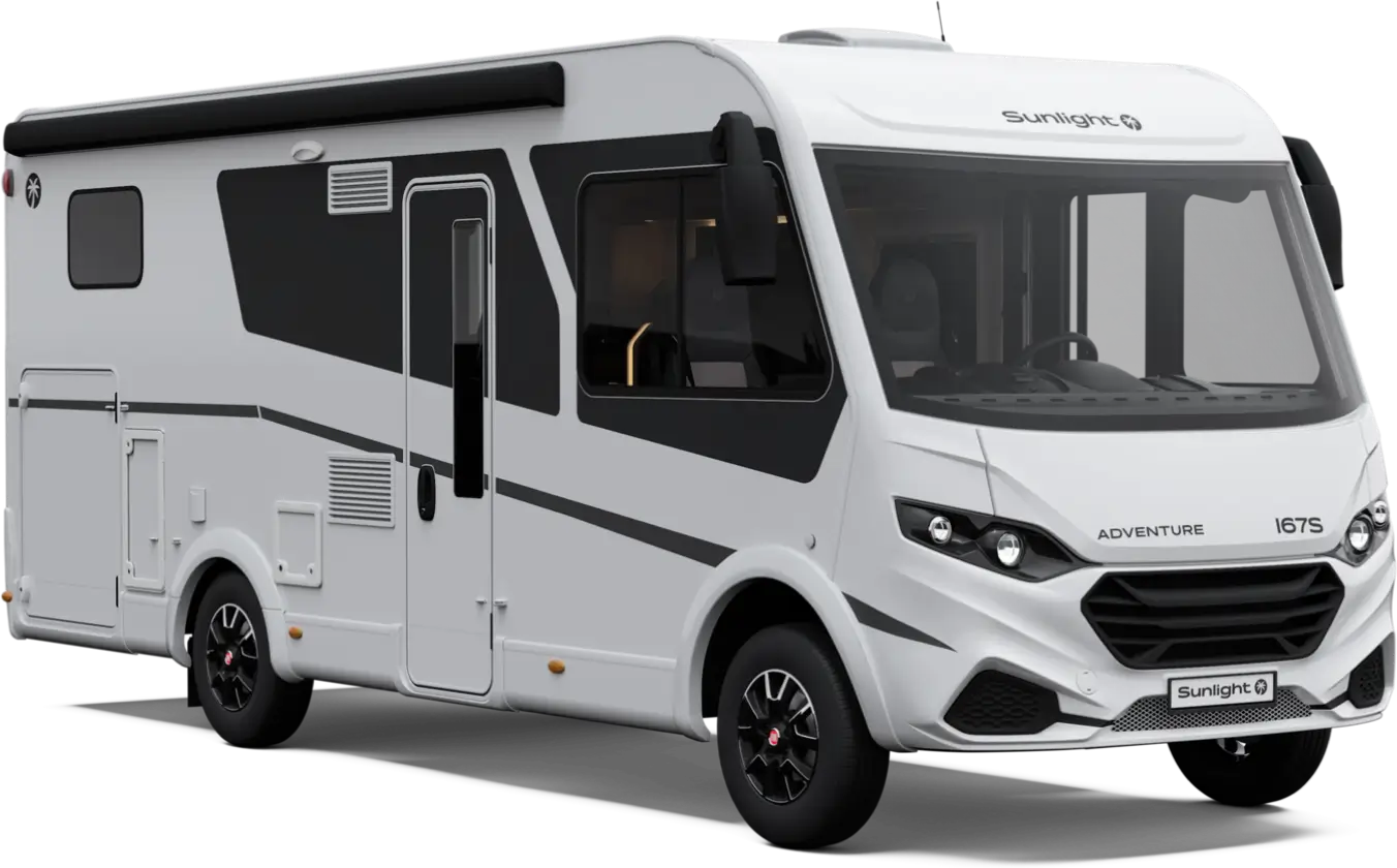 Wohnmobil Sunlight Adventure 167S von der Seite