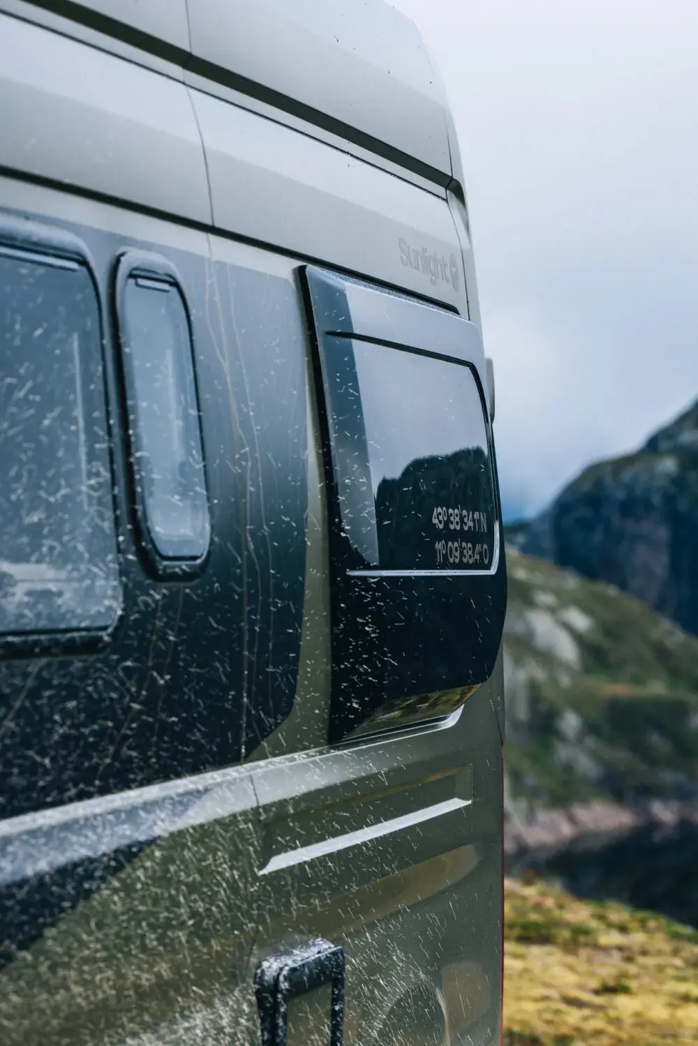 Wohnmobil Sunlight in norwegischer Landschaft.